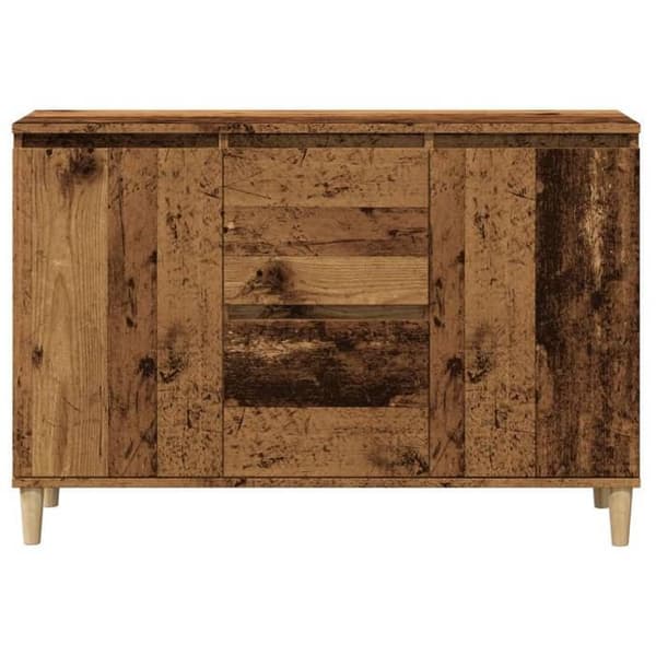 vidaXL Buffé gammalt trä 102x35x70 cm ingenjörsträ 856484