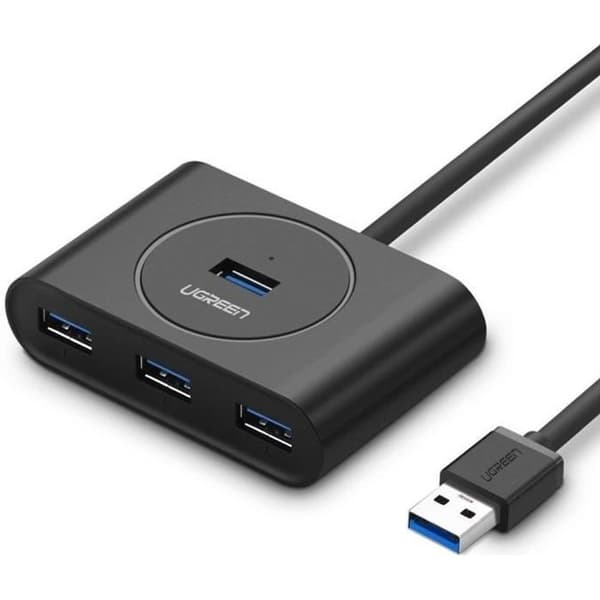 USB 3.0 Hub - UGREEN - 4 portar - Hastighet 5Gbps - Kompatibel med Windows och Mac - Plug-and-Play