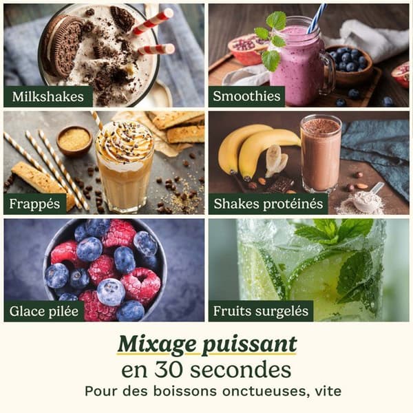Blender - CUISINART - PBL100E Blast&Go - 120 W - 500 ml - 50 dB - Vit