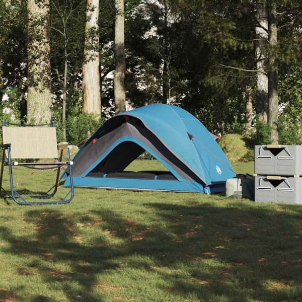 Campingtält 1 person blå vattentålig
