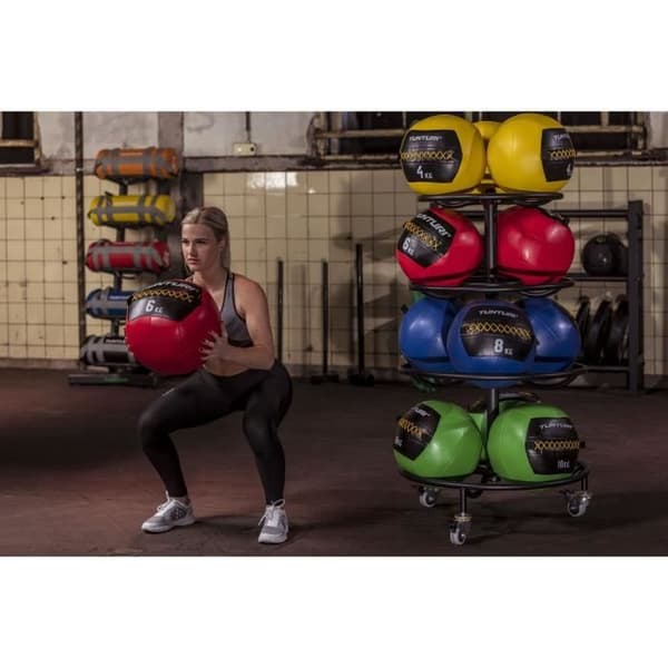 TUNTURI Väggboll wall ball crossfit 10kg grön
