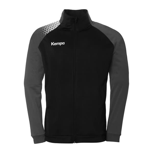 Kempa Ambition 28 barn träningsjacka - svart/antracit