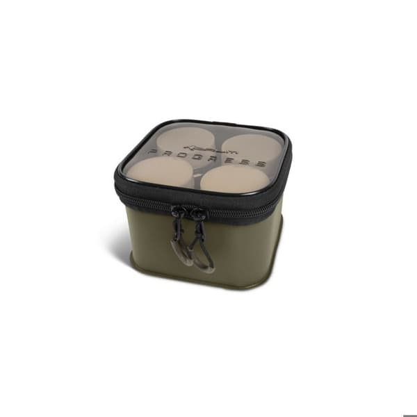 Korum Progress Eva Hookbait Pouch - Grön - 14x14x10 cm