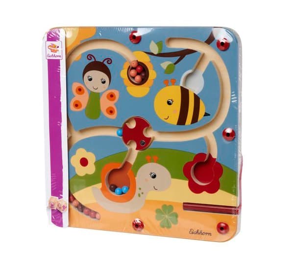 Pussel - EICHHORN - Simba Bee Happy - Magnetisk Labyrint - Trä - Från 3 År