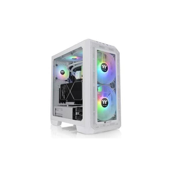 PC Chassi - Thermaltake - View 300 MX ARGB - Midi Tower - Vit - 2 Fläktar 200 mm