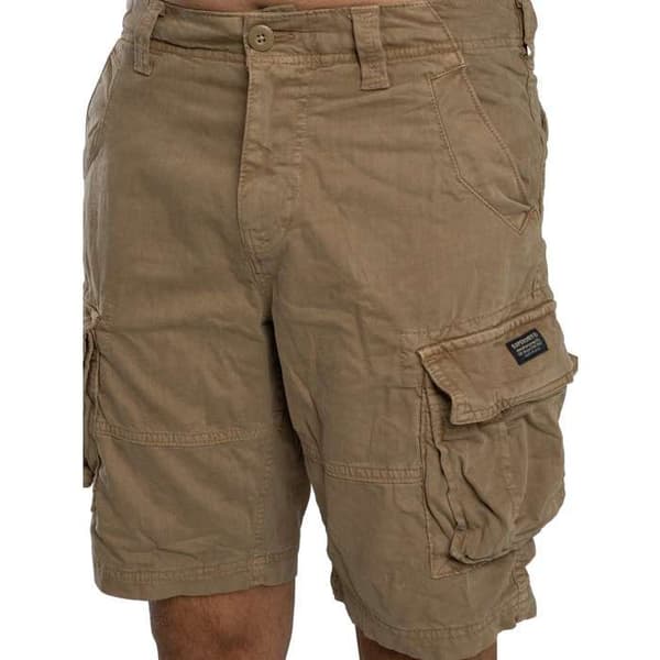 SuperDry Core Cargo Shorts - Khaki Tan - Herr - Bomull - Cargo Fit