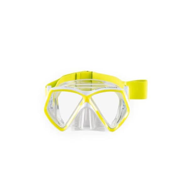 Mask och Tuba Barn - Mares - Neon Pirat Combo - Silikon - Gul