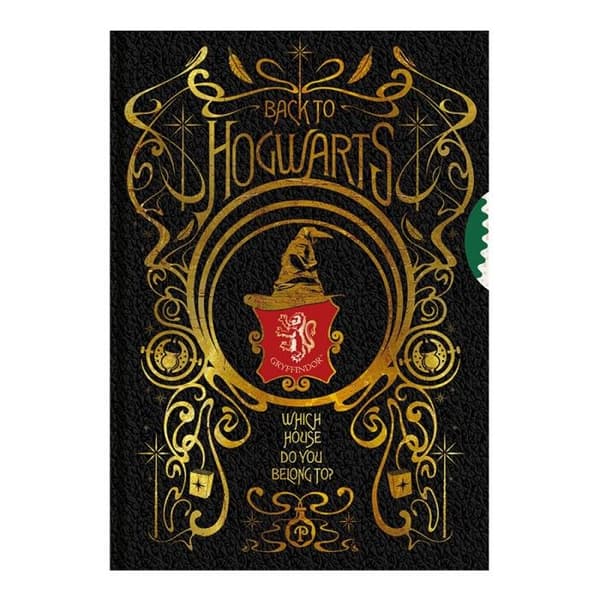 Carnet Harry Potter Roulette Hus Poudlard