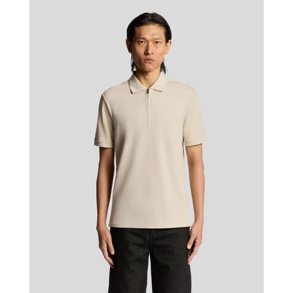 Polo 1/2 zip Lyle & Scott Ottoman