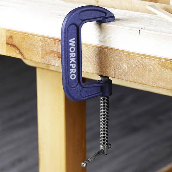 buren C 75 mm WorkPro WP232018 Max. spännvidd: 75 mm Längd: 167 mm Spårvidd: 75 mm