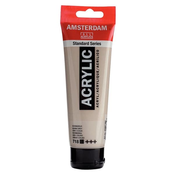 Akrylfärg - TALENS - Amsterdam - 120ml - Varm Grå - Matt Finish