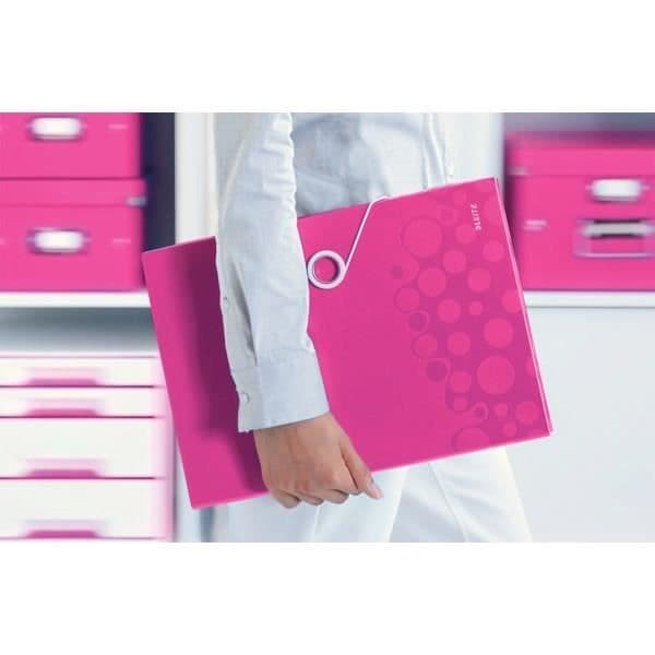 LEITZ Hushållsarkivskåp WOW Rosa