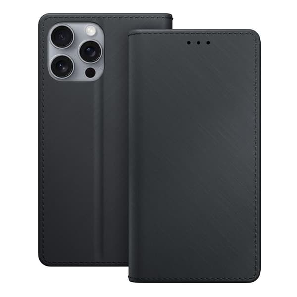 3mk Wallet Case plånboksfodral för iPhone 16 Pro - Svart