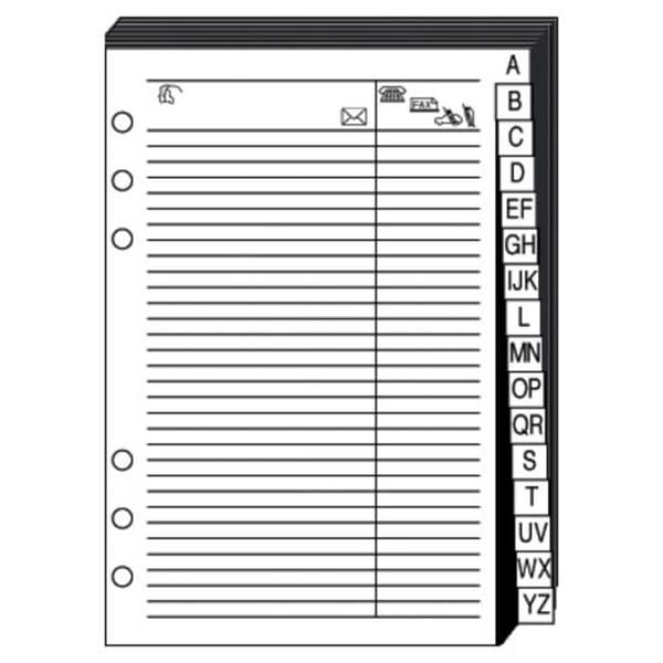 Refill Tillbehör Organizer KATALOG TEL Tim
