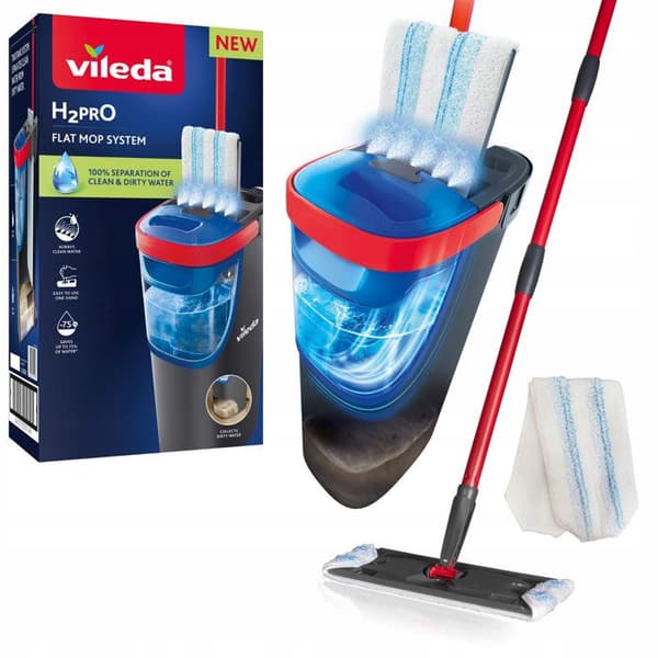 Vileda 175775 H2PRO Flat Mop Balai-serpilière 1 st (styck)