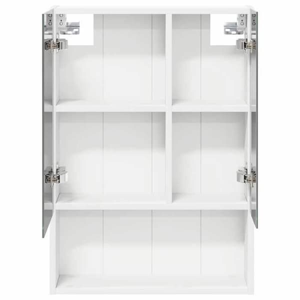 vidaXL Badrumsspegelskåp Vit 50 x 14,5 x 70 cm 889199