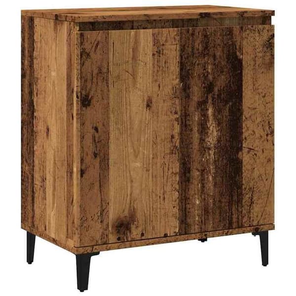 vidaXL Buffé gammalt trä 60x35x70 cm ingenjörsträ 856478