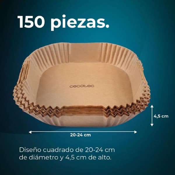 Cecotec Papper för Cecofry Fritöser - 03291 (150 Enheter)