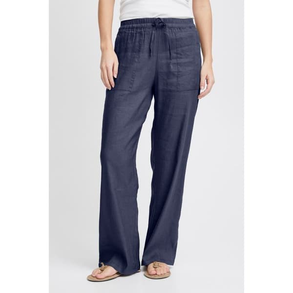 Byxor med vida ben dam Pulz Jeans Luca