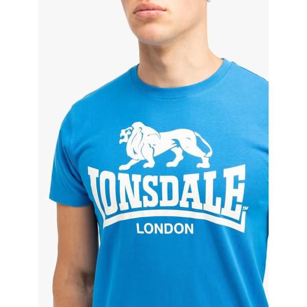 Lonsdale T-shirt med normal passform med logotyp
