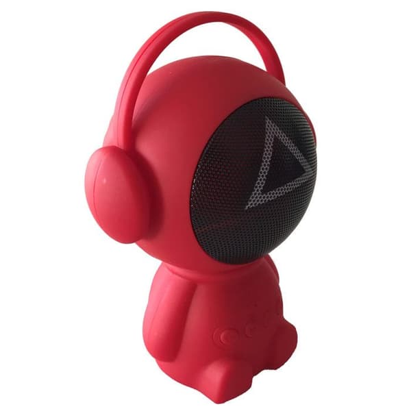 Mini Bluetooth-högtalare - 4SIDE - Triangulär - Röd - Bluetooth 5.0 - Bärbar