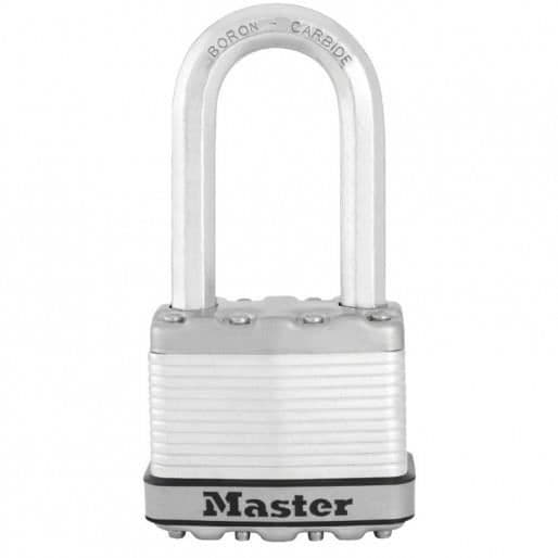 Säkerhetshänglås - MASTER LOCK - Excell M5EURDLH - Hög bygel - 50 mm - 4 nycklar