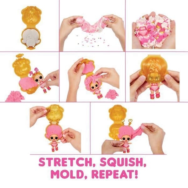 Puppa - L.O.L. Surprise! - 593188C3BULK - Sand Squish - Sensoriskt spel - 9 Tots att samla