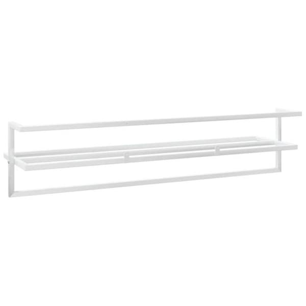 vidaXL Handduksställ Vit 95x25x22 cm Järn 343093