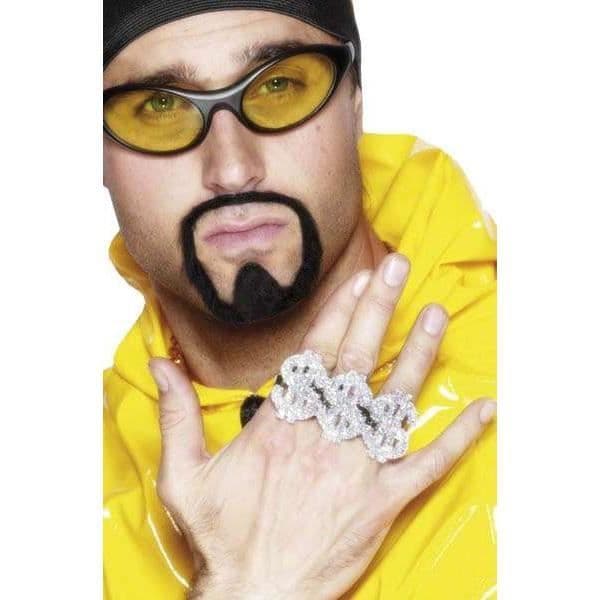 3 i 1 silver dollarring - SMIFFY'S - Unisex - Vuxen