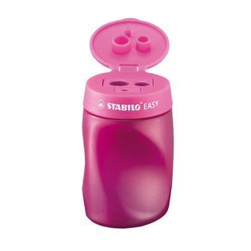 STABILO Ergonomisk pennvässare Easy Sharpener 4501/1 - 3-pack, Rosa