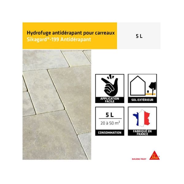 Antiglidmedel SIKA Sikagard-199 - 5L