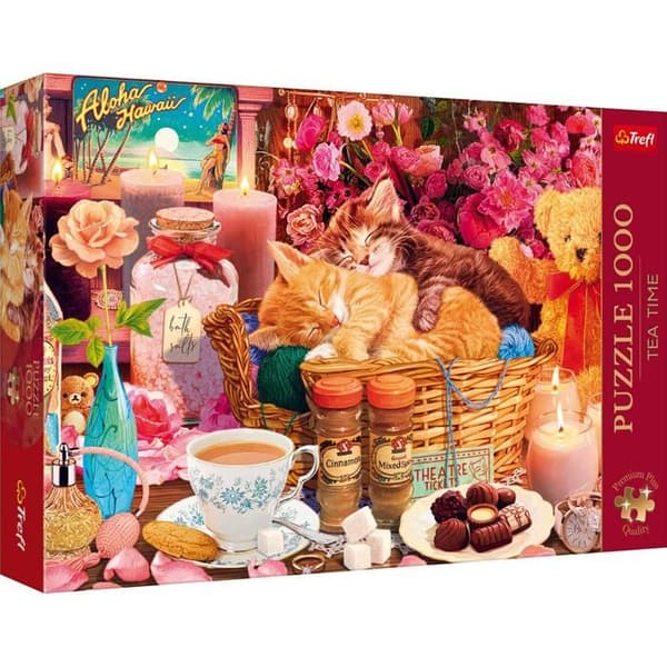 Pussel - TREFL - Teatime - 1000 bitar - Nostalgisk - Från 12 år
