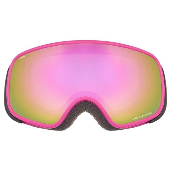 Uvex Scribble FM Sphere Mirror Pink skidmask – stort synfält, imskydd