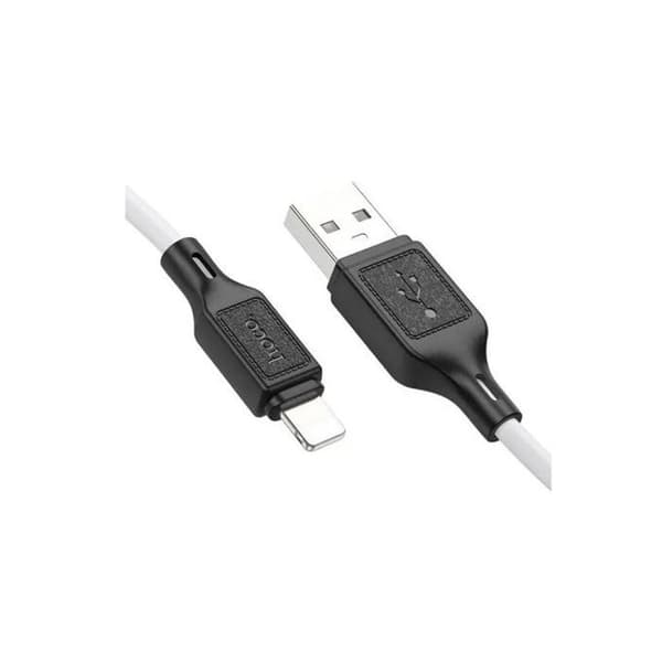 Lightning-kabel - HOCO - 1M - Silikon - 2,4A - Laddning och datatransfer