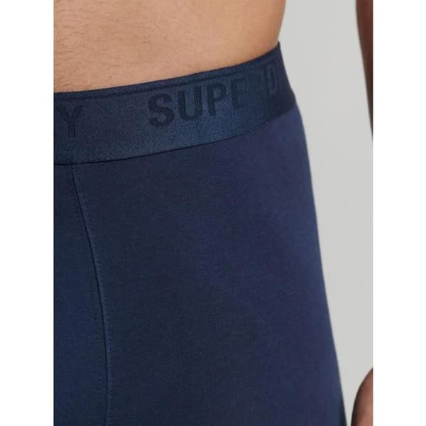 Boxershorts i trepack rikaste marinblå - Superdry