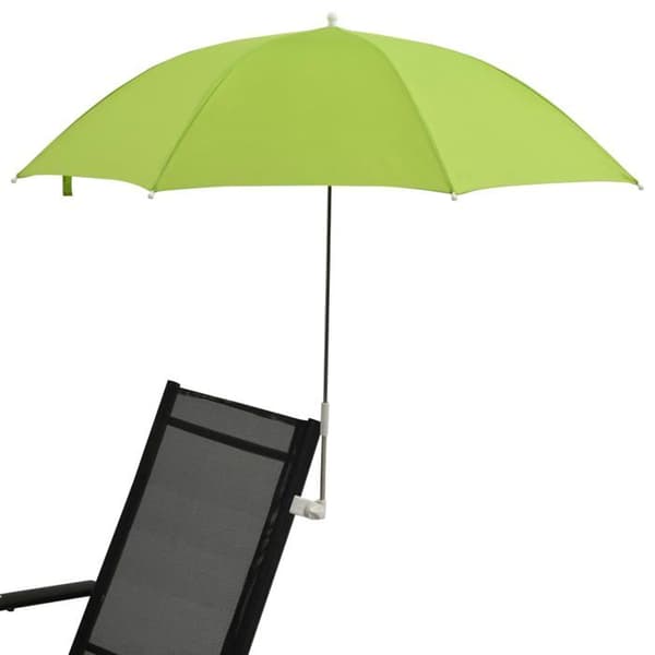 vidaXL Campingstol Parasoll 2 st Grön 105 cm