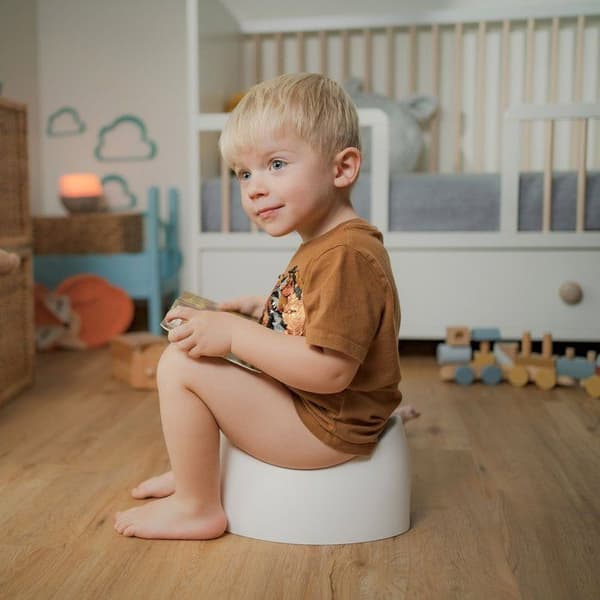 Lärande potta - THERMOBABY - POTTYBOO - Blå / Vit