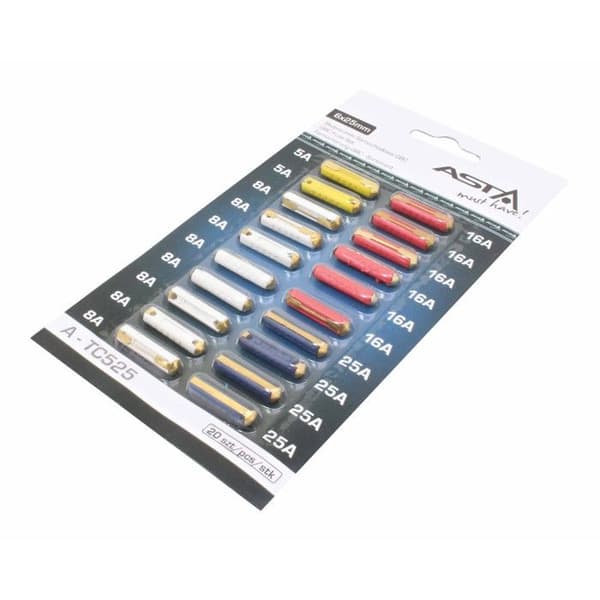 Säkringssatz GBC 6x25 – Asta