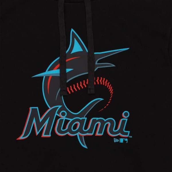 Miami Marlins Hoodie Nos MLB Regular
