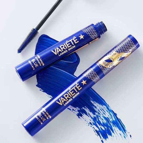 Mascara - EVELINE - Eveline Variété Lashes Show - Blå - Lätt applicering - Ej vattenfast
