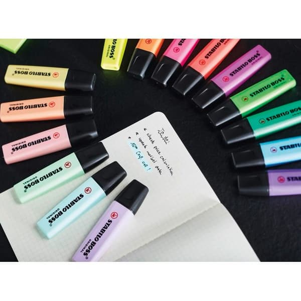 Surlighter - STABILO - BOSS ORIGINAL - Pastell - Rosa - Ljusresistent