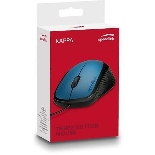 Mus - SPEEDLINK - KAPPA - Ergonomisk - Optisk - 1000 DPI - USB