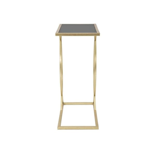 Sidobord Design "Glam" 60cm Svart & Guld