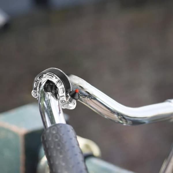 Cykelringklocka i Q-form 100 dB - transparent