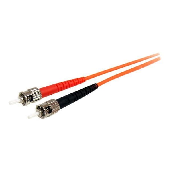 LC/ST Duplex optisk fiberkabel - 1 m - Orange - STARTECH