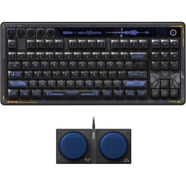 Mekanisk Tangentbord - 8BITDO - Retro 87 - RGB - Trådlös - Programmerbar
