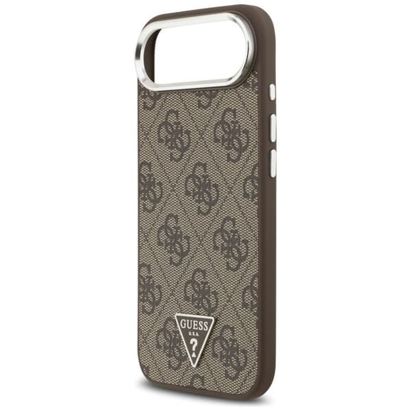 Coque Guess Hardcase 4G Triangle Logo MagSafe för iPhone Air - Brun