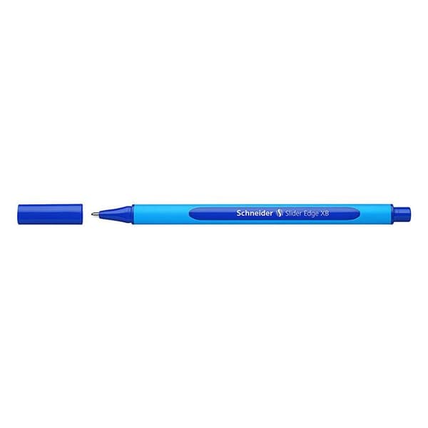 Stylo bille - Slider - XB blå - Spets 1,4 mm - Viscoglide-teknologi - Triangulär gummikropp