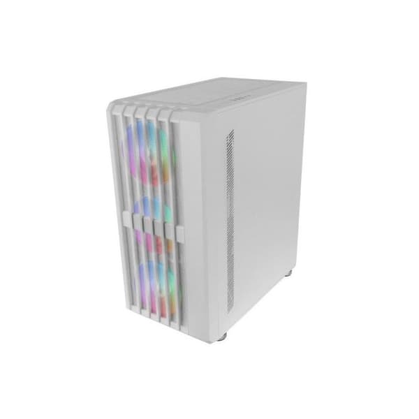Gaming Chassi ATX - Mars Gaming - MC-VAULT - 4 ARGB-fläktar - Mesh-panel - Härdat glas