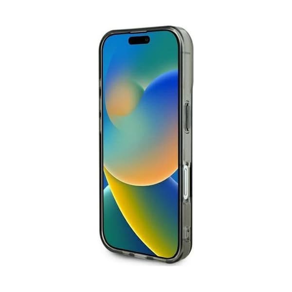 Guess hårdskal IML hjärta för iPhone 16 Plus - svart